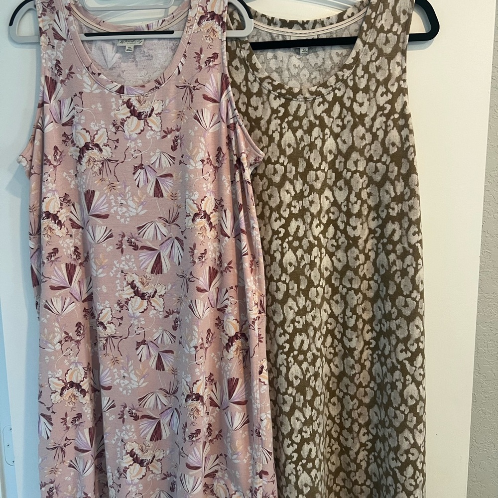 Two Wonderly Shift Dresses XL - Picture 2 of 4